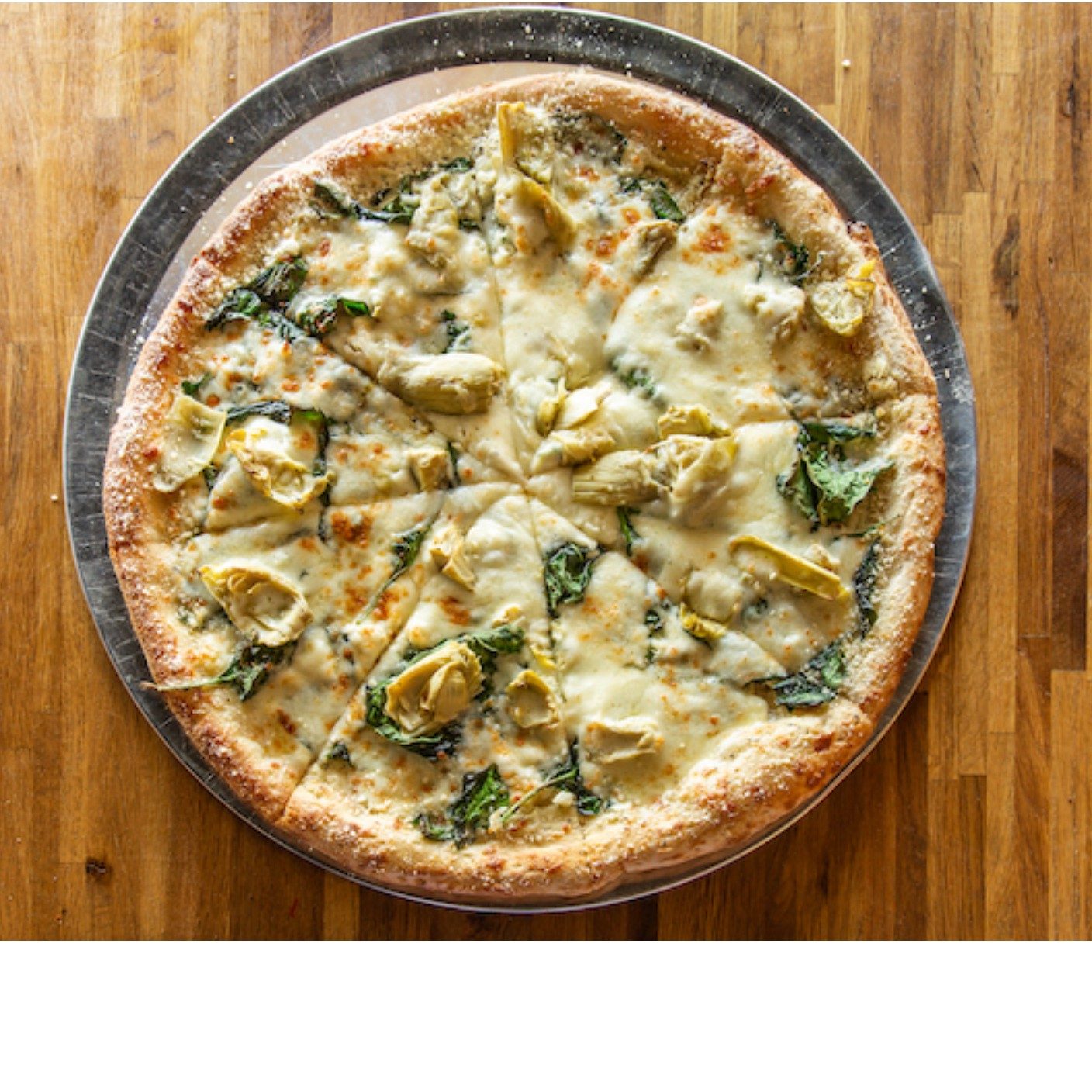 The Bianco Pizza.