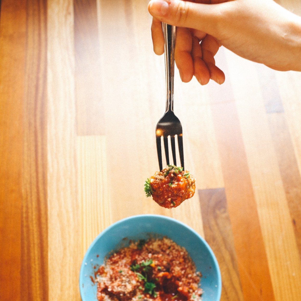 Homemade Meatballs.