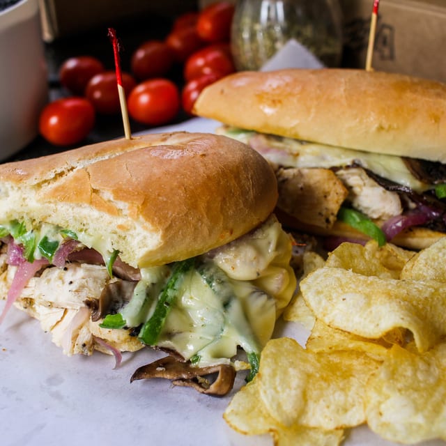 Chicken Bravo Sandwich.